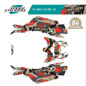 Preview: Geometric Beige-Red for Can-Am Maverick X3 2 Doors